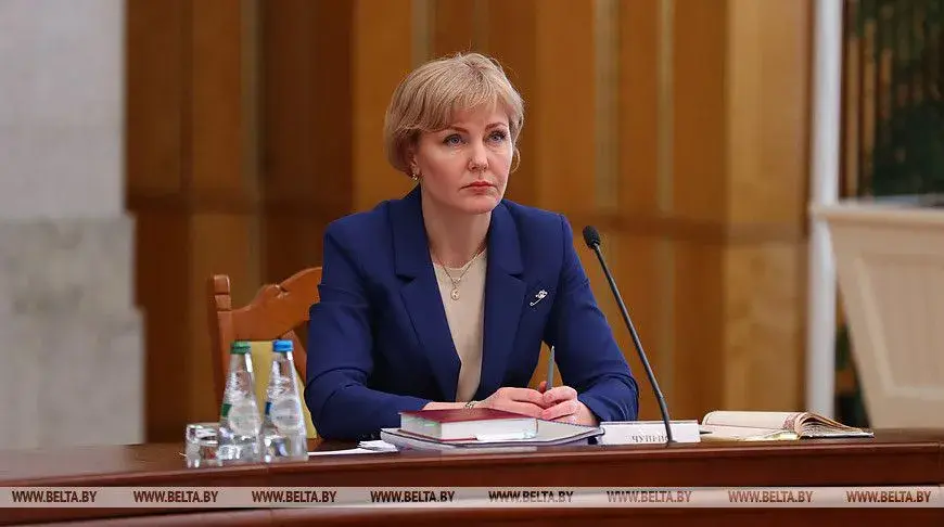 Заместитель главы Администрации Президента Ольга Чуприс. Фото Андрея Покумейко/БЕЛТА