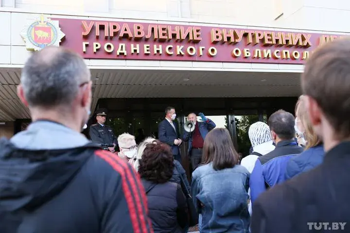29.05.2020, Гродно. Задержание Сергея Тихановского и других участников сбора подписей за кандидата в Президенты Светлану Тихановскую