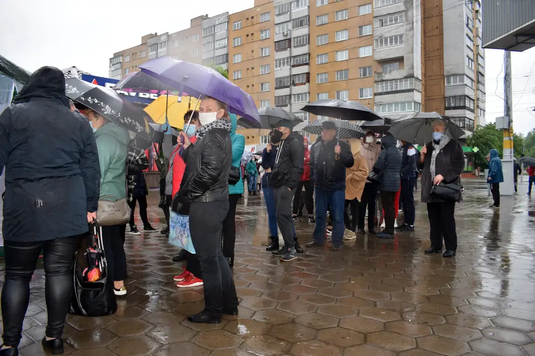 30.05.2020, Бобруйск. Сбор подписей за потенциальную кандидатку в президенты Светлану Тихановскую