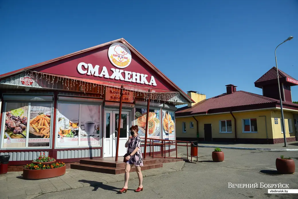 08.06.2020. Кировск, Могилевская область. Масочный режим введен в Кировском районе