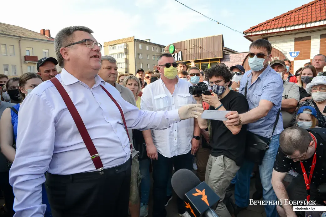 15.06.2020. Бобруйск. Встреча с Виктором Бабарико