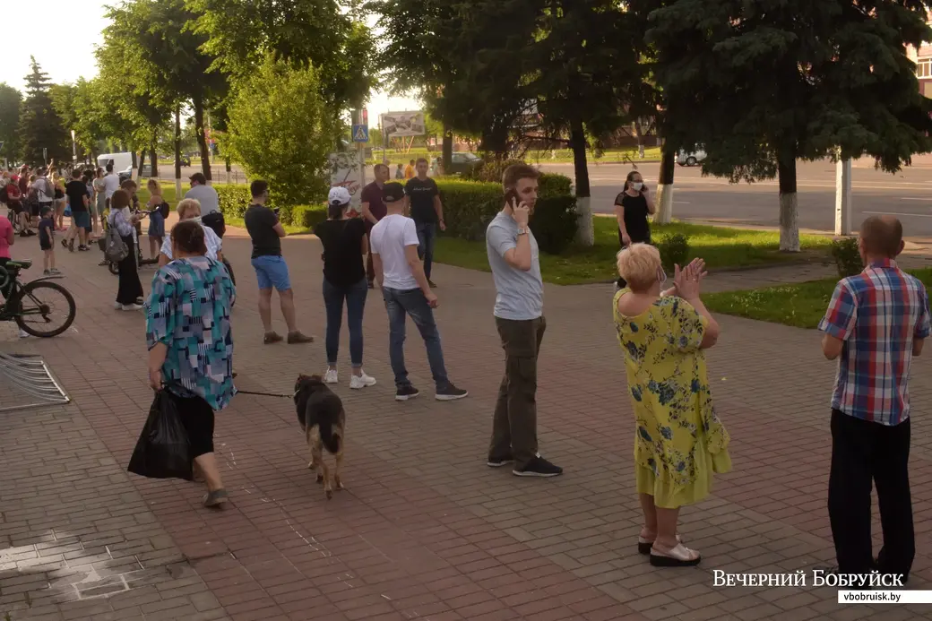 19.06.2020, пикет солидарности в Бобруйске.