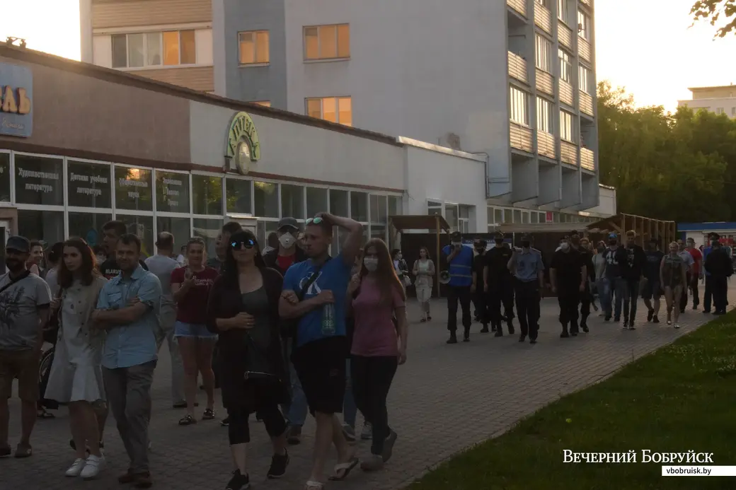 19.06.2020, пикет солидарности в Бобруйске.
