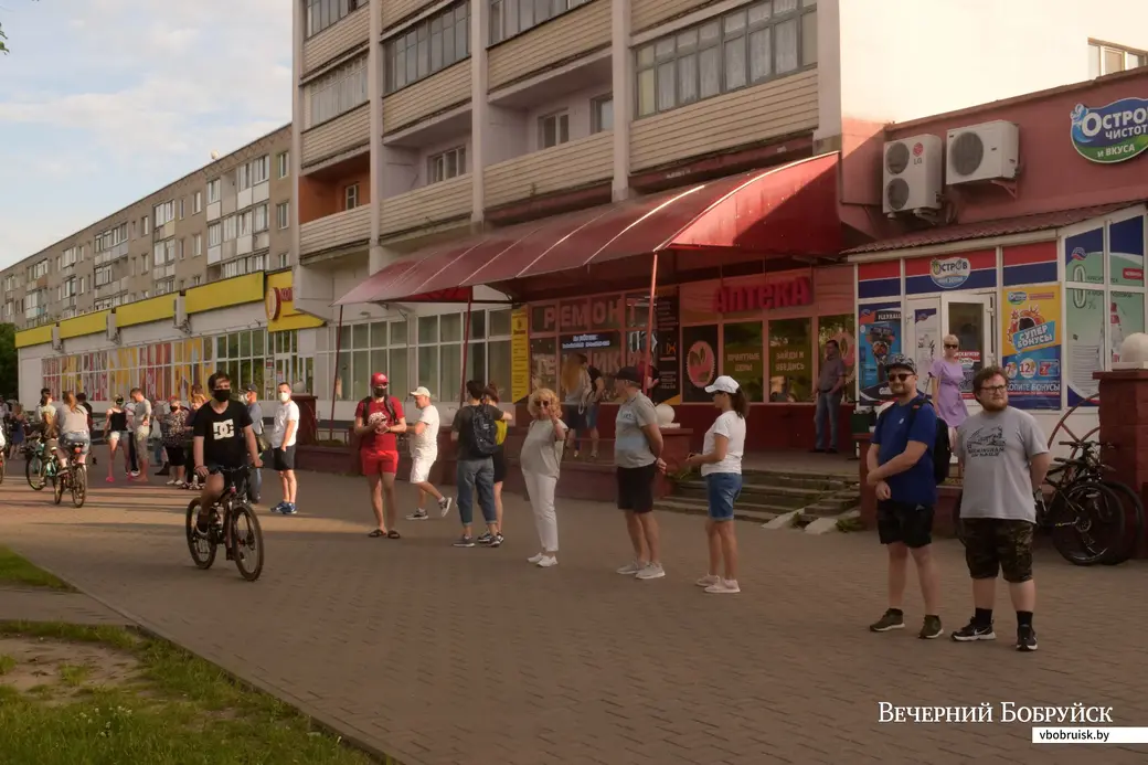 19.06.2020, пикет солидарности в Бобруйске.