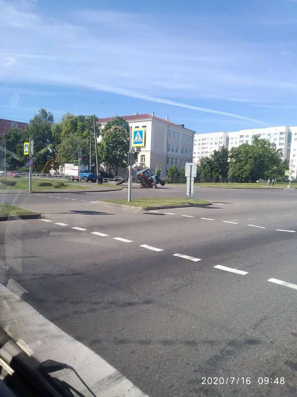 16.07.2020, Бобруйск, перекресток улицы Ленина и Георгиевского проспекта