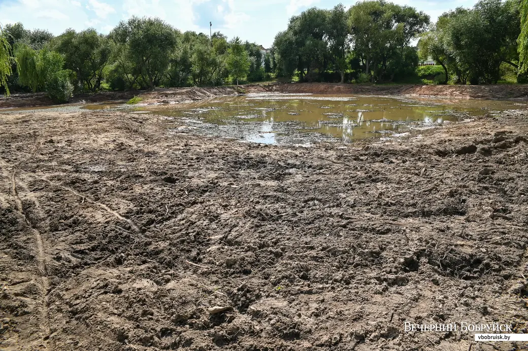 27.07.2020. Бобруйск. Благоустройство прудов в городском парке