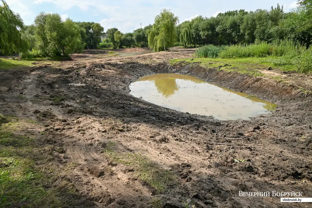 27.07.2020. Бобруйск. Благоустройство прудов в городском парке