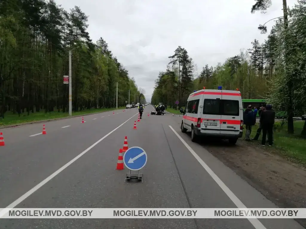 ДТП 07.05.2020 на выезде из Бобруйска