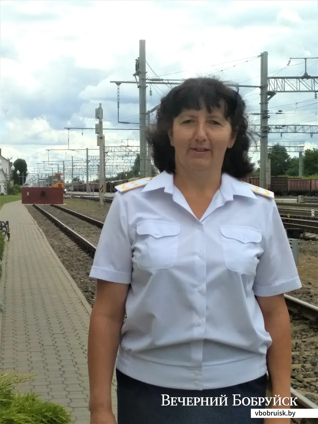Елена Николаевна Пасько, заместитель начальника линейного центра транспортного обслуживания товарной станции Бобруйск. Фото автора