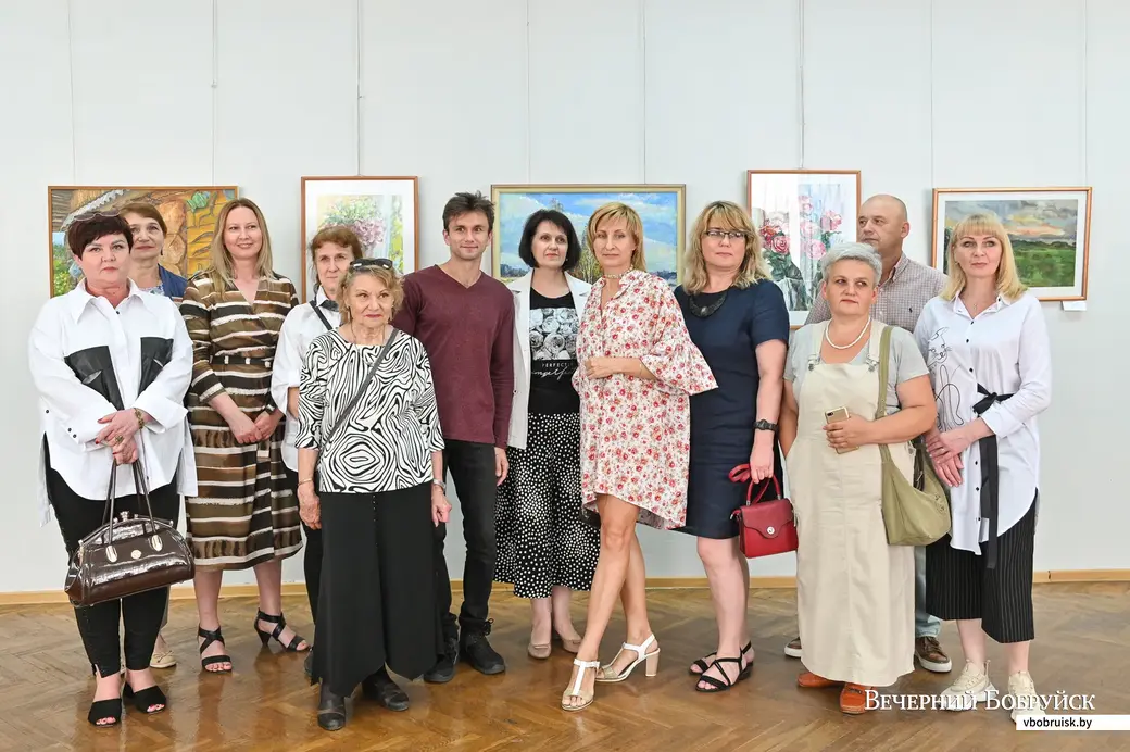 30.07.2020. Бобруйск. Открытие выставки художников-любителей «Провинциальные сюжеты»