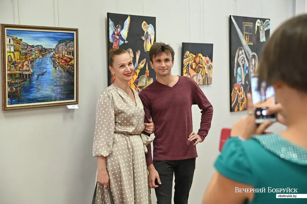 30.07.2020. Бобруйск. Открытие выставки художников-любителей «Провинциальные сюжеты»
