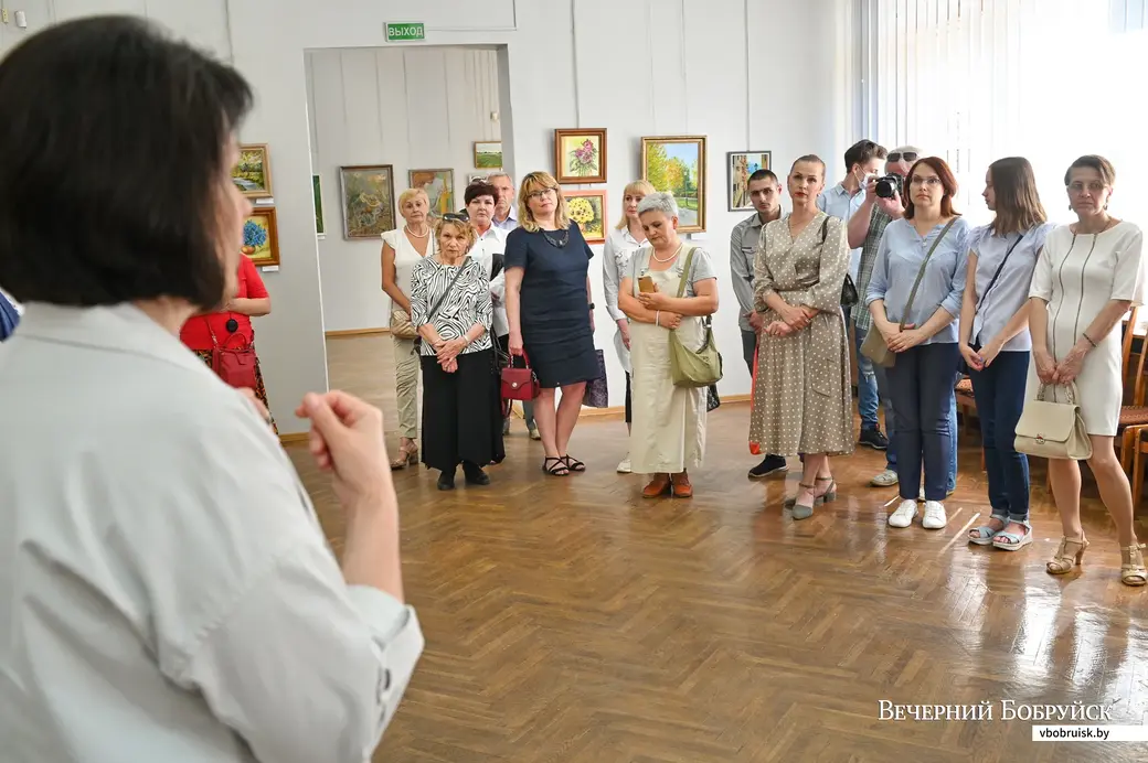 30.07.2020. Бобруйск. Открытие выставки художников-любителей «Провинциальные сюжеты»