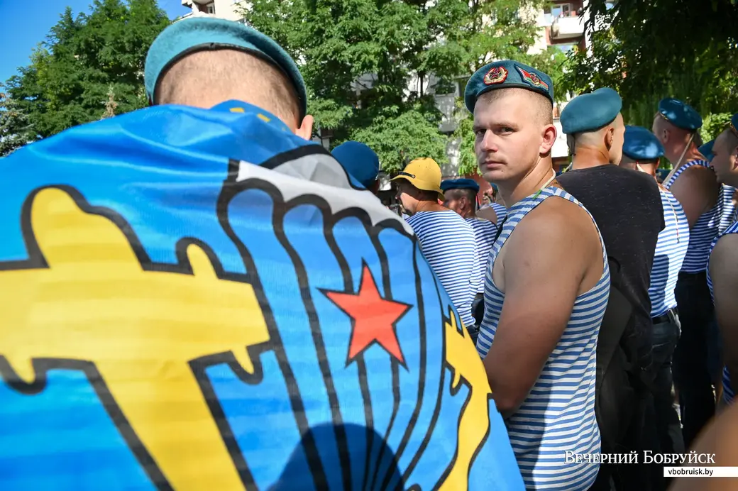 02.08.2020. Бобруйск. Торжественное открытие архитектурной композиции у памятника воинам-интернационалистам в честь Дня десантников и сил специальных операций