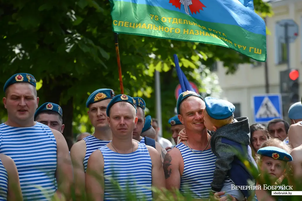 02.08.2020. Бобруйск. Торжественное открытие архитектурной композиции у памятника воинам-интернационалистам в честь Дня десантников и сил специальных операций
