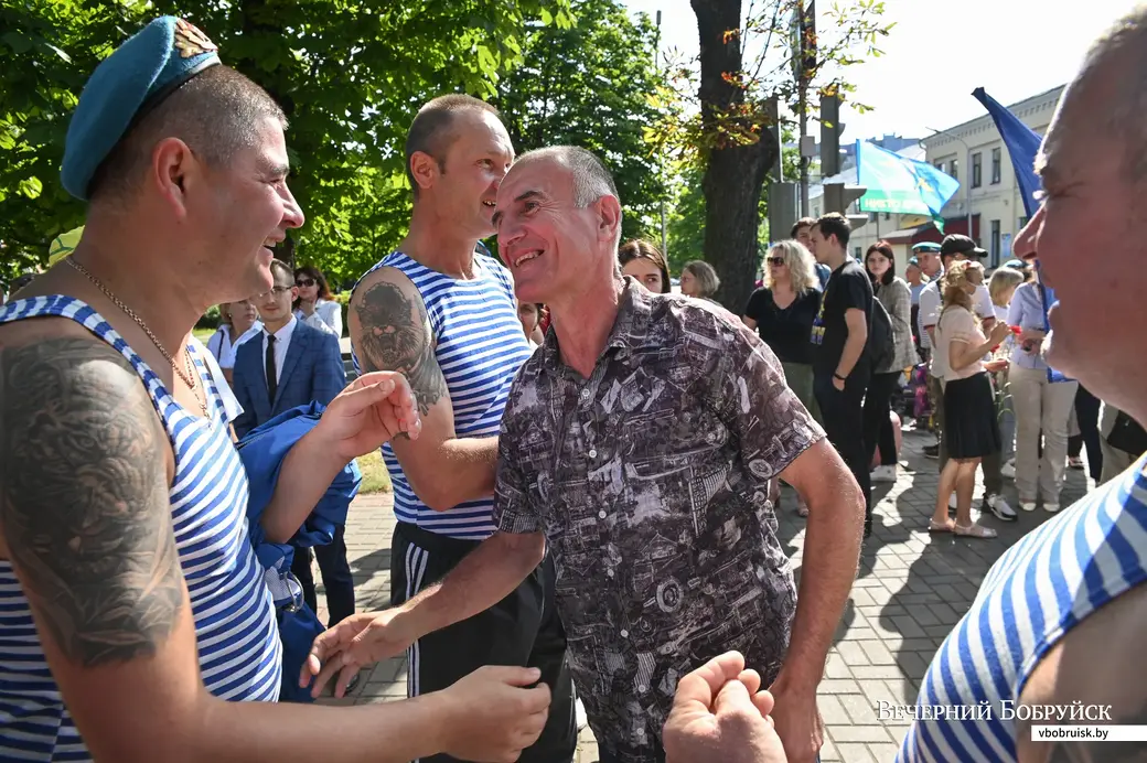 02.08.2020. Бобруйск. Торжественное открытие архитектурной композиции у памятника воинам-интернационалистам в честь Дня десантников и сил специальных операций