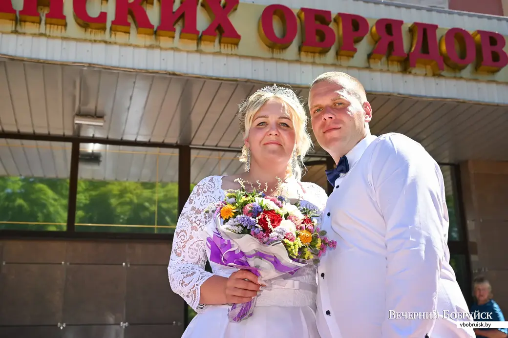 07.08.2020, Бобруйск.Свадьба Олеси Игнатик и Игоря Петрусева.