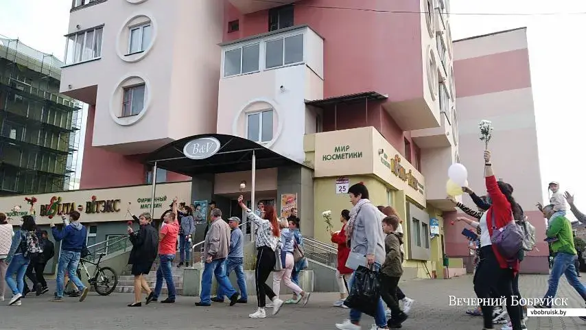 Бобруйск, 13 августа. Улица Минская.