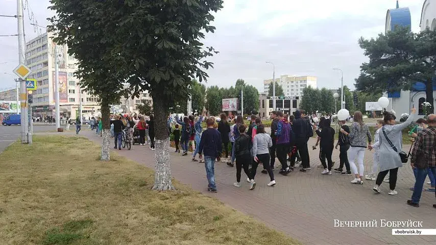 Бобруйск, 13 августа. Улица Минская.