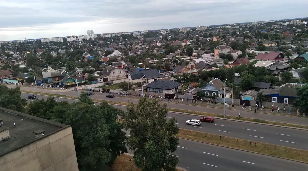 Бобруйск, 13 августа. Улица Крылова.