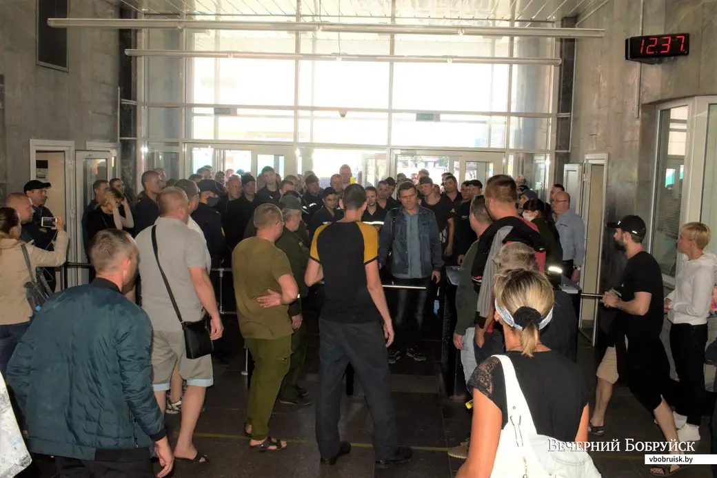 14.08.2020. Бобруйск. Проходная ОАО «Белшина».