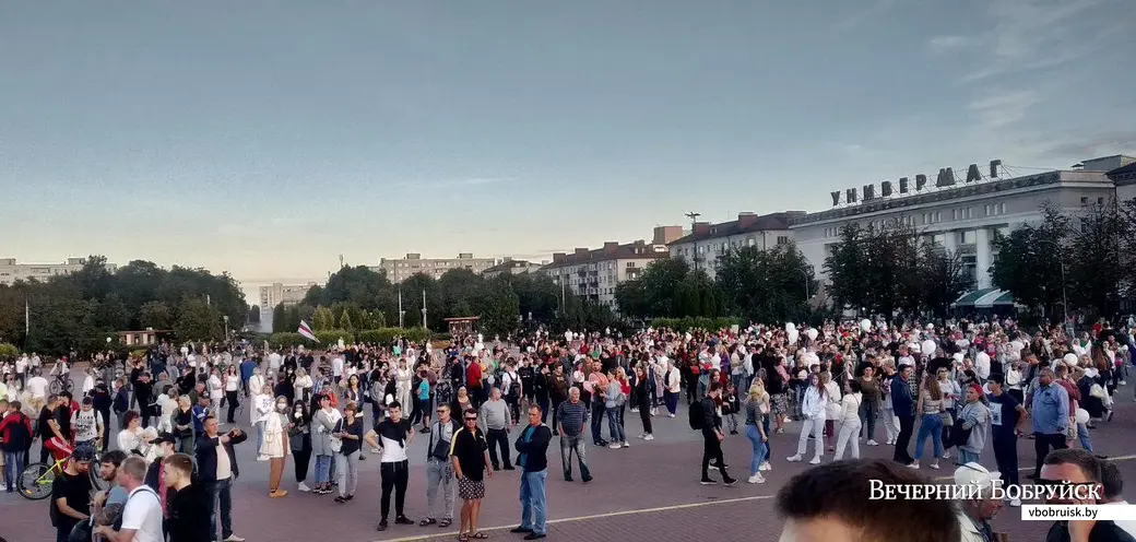 Бобруйск, 14 августа 2020 года. Площадь Ленина.