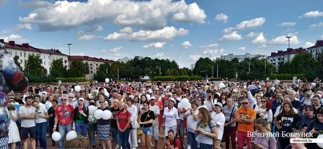 Бобруйск, 15 августа 2020 года. Площадь Ленина.