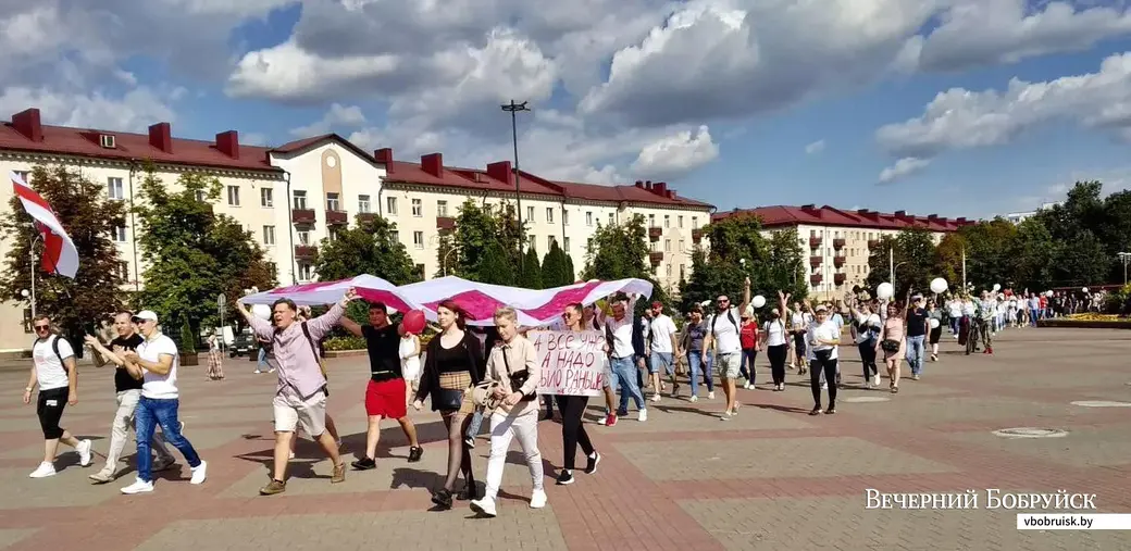 Бобруйск, 15 августа 2020 года. Площадь Ленина.