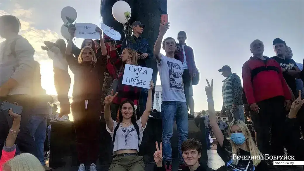 Бобруйск, 14 августа 2020 года. Площадь Ленина.