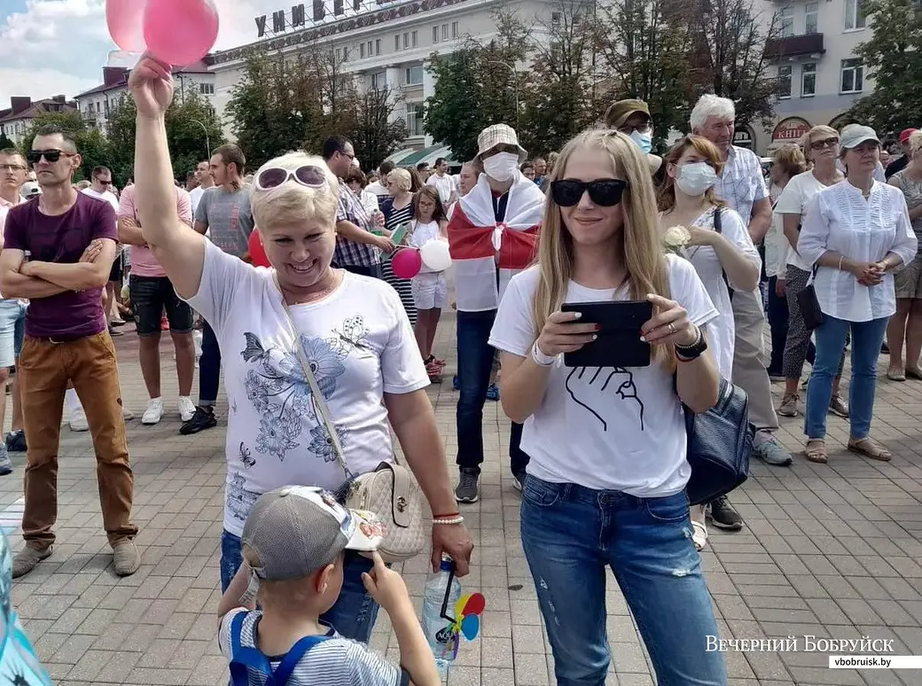 Бобруйск, 16 августа 2020 года. Площадь Ленина.
