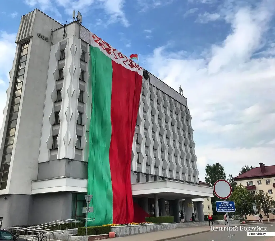Бобруйск, 19 августа, площадь Ленина. Митинг в поддержку Александра Лукашенко.