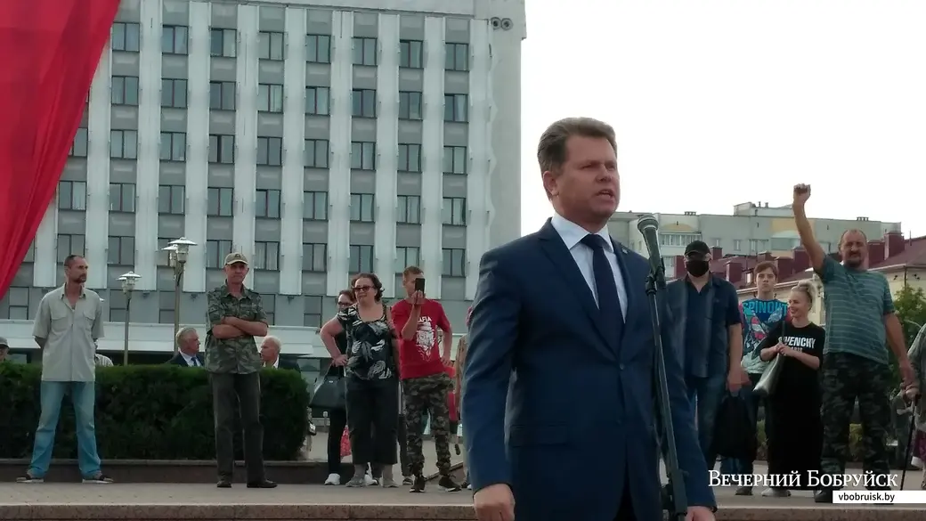 Председатель Бобруйского горисполкома Александр Студнев.