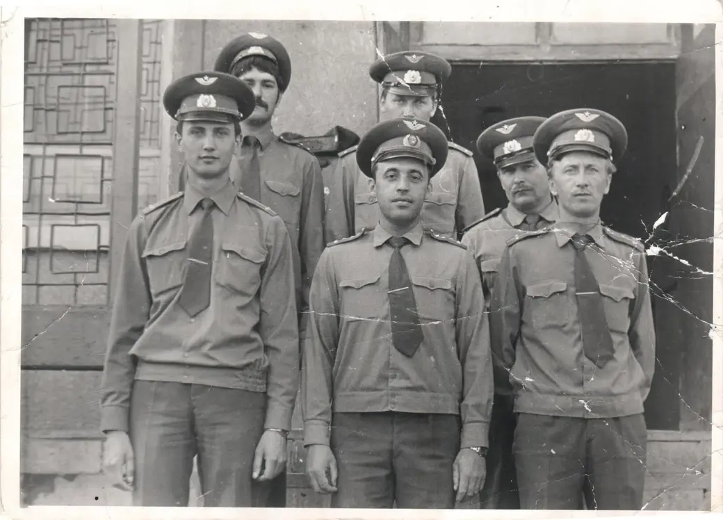 На аэродроме Карши в Узбекистане, 1984 год.