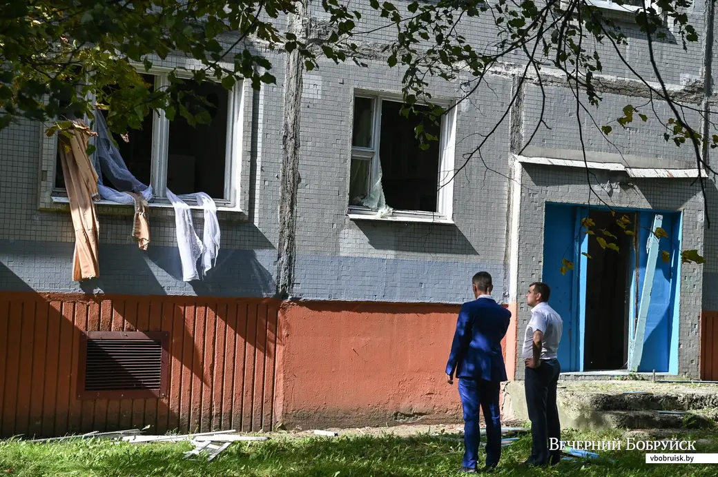 02.09.2020. Бобруйск. Взрыв бытового газа в квартире жилого дома на улице Лынькова, 41