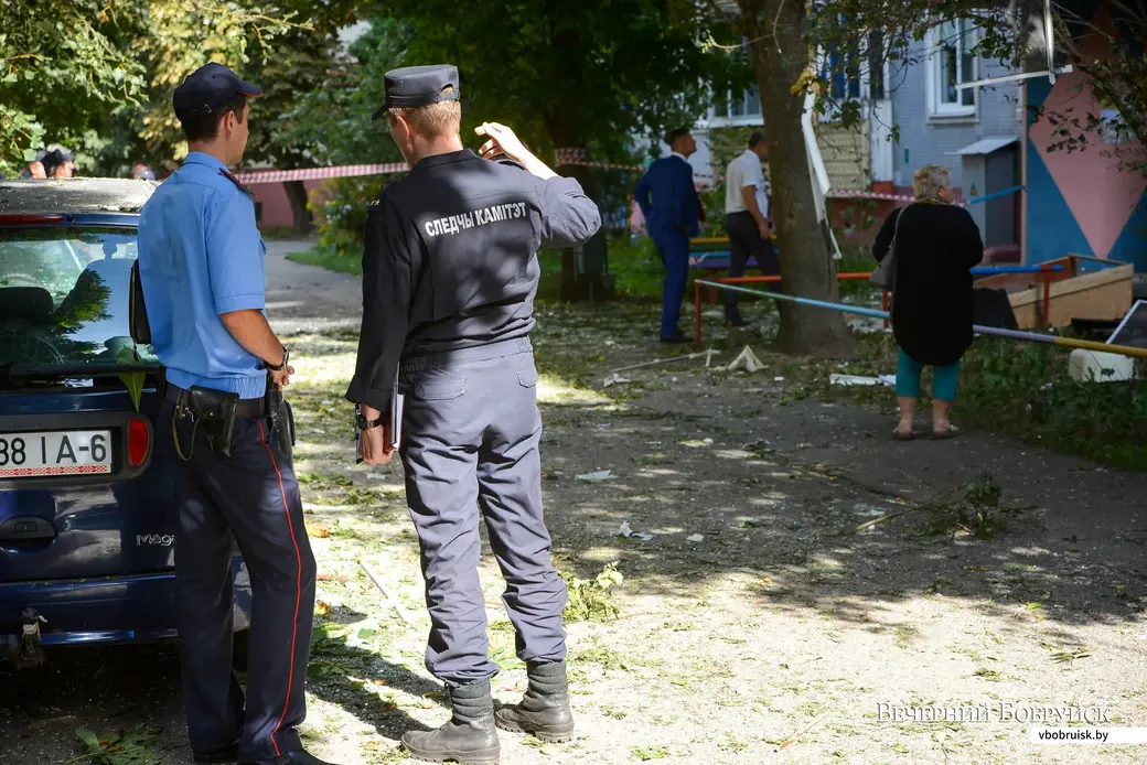 02.09.2020. Бобруйск. Взрыв бытового газа в квартире жилого дома на улице Лынькова, 41