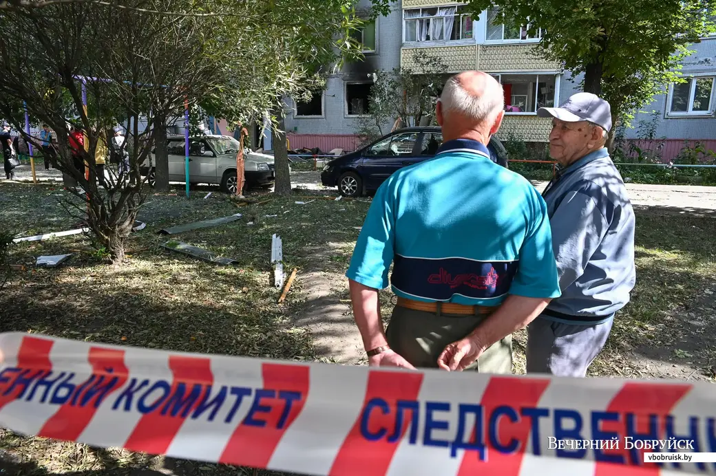 02.09.2020. Бобруйск. Взрыв бытового газа в квартире жилого дома на улице Лынькова, 41