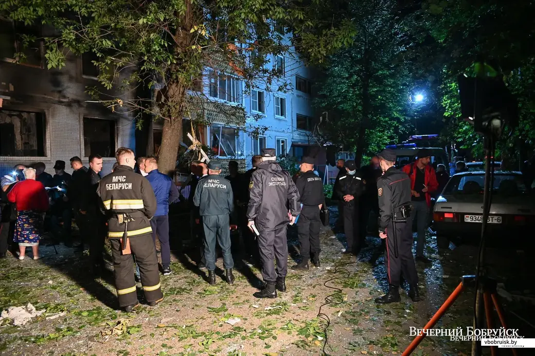 01.09.2020, взрыв в Бобруйске на ул. Лынькова