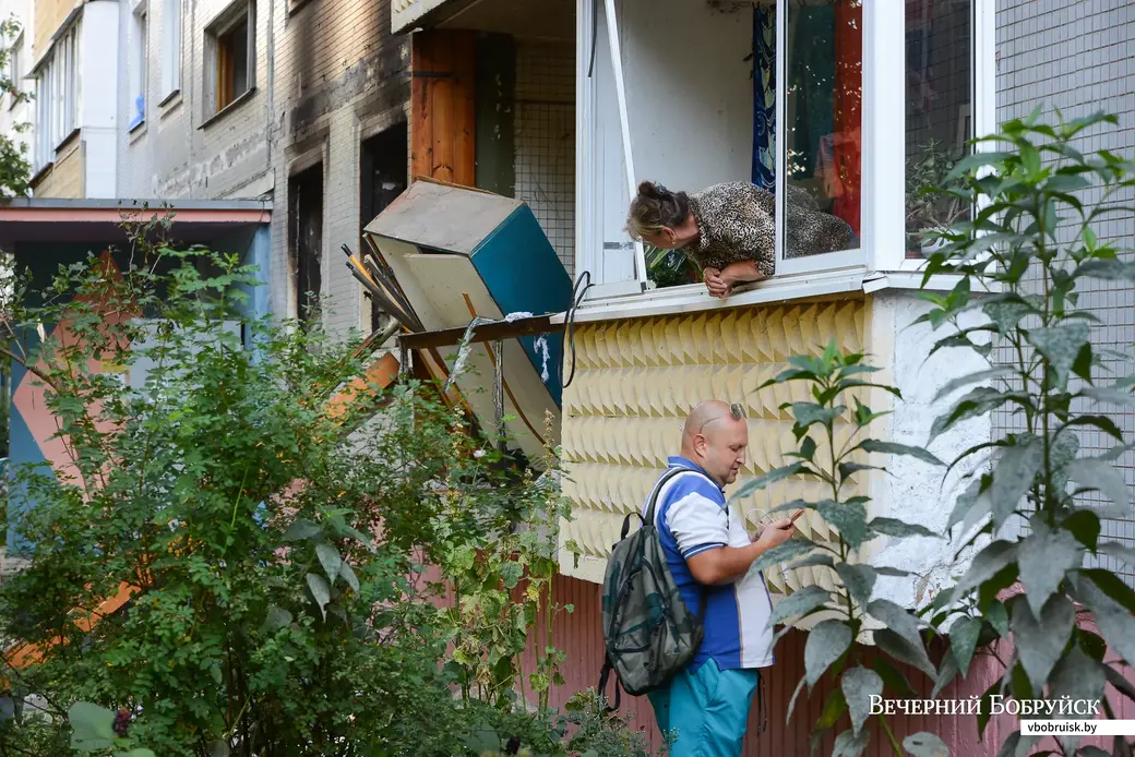 02.09.2020. Бобруйск. Взрыв бытового газа в квартире жилого дома на улице Лынькова, 41