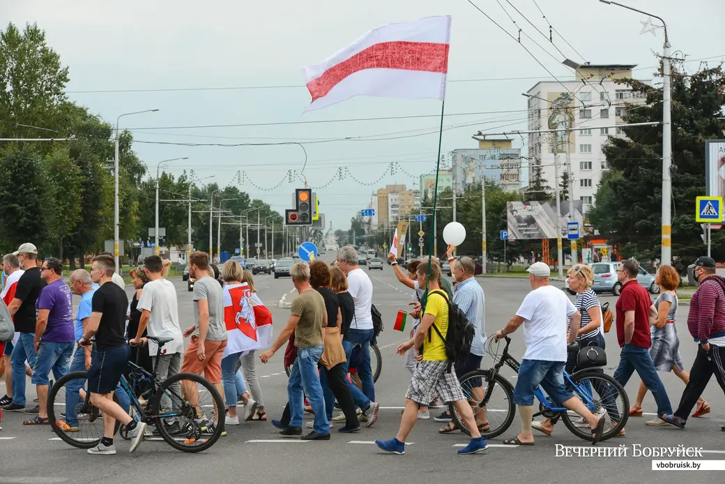 06.09.2020. Бобруйск. Мирная акция протеста и солидарности