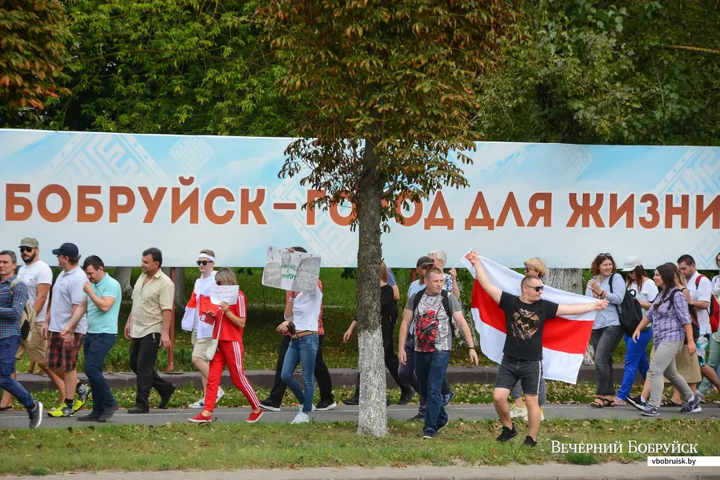 06.09.2020. Бобруйск. Мирная акция протеста и солидарности