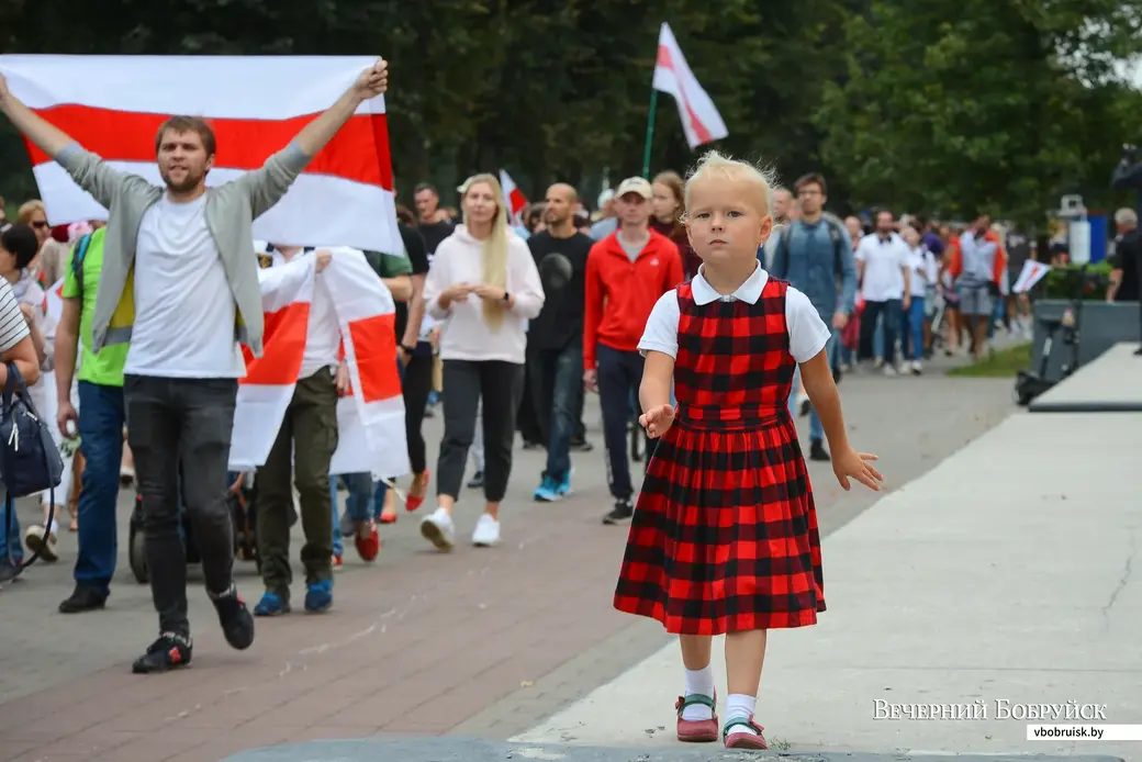 06.09.2020. Бобруйск. Мирная акция протеста и солидарности