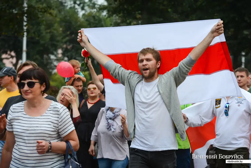06.09.2020. Бобруйск. Мирная акция протеста и солидарности