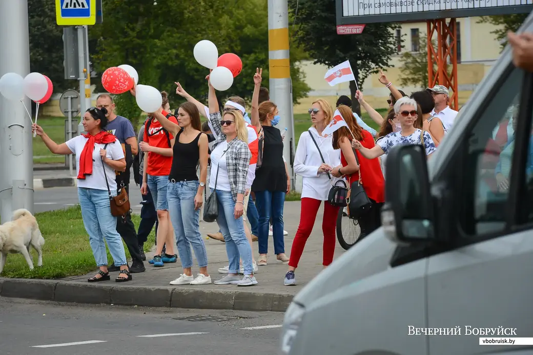 06.09.2020. Бобруйск. Мирная акция протеста и солидарности