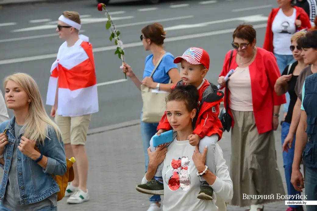 06.09.2020. Бобруйск. Мирная акция протеста и солидарности