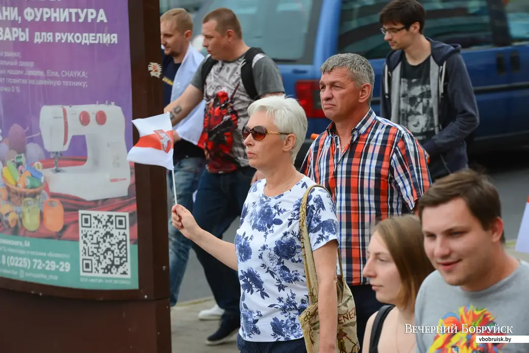 06.09.2020. Бобруйск. Мирная акция протеста и солидарности