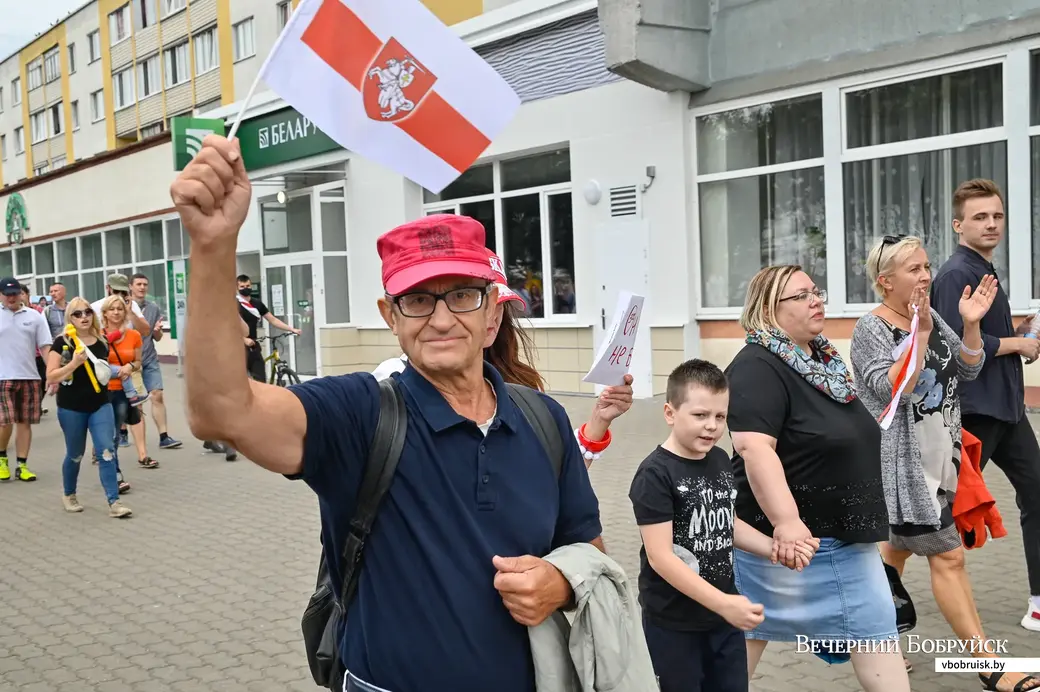 06.09.2020. Бобруйск. Мирная акция протеста и солидарности