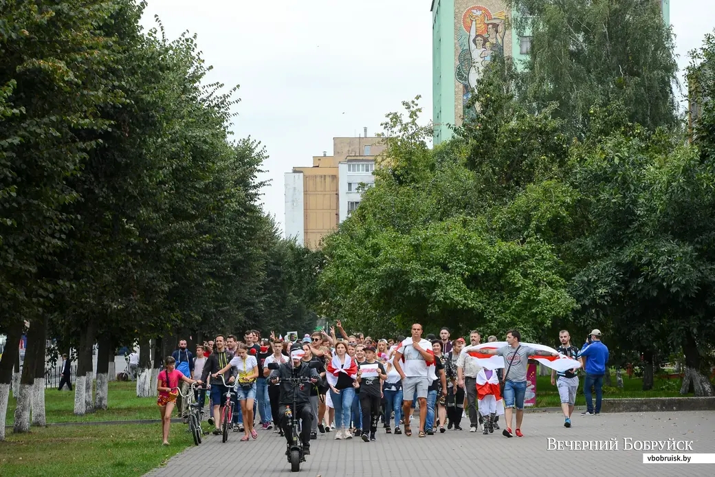 06.09.2020. Бобруйск. Мирная акция протеста и солидарности