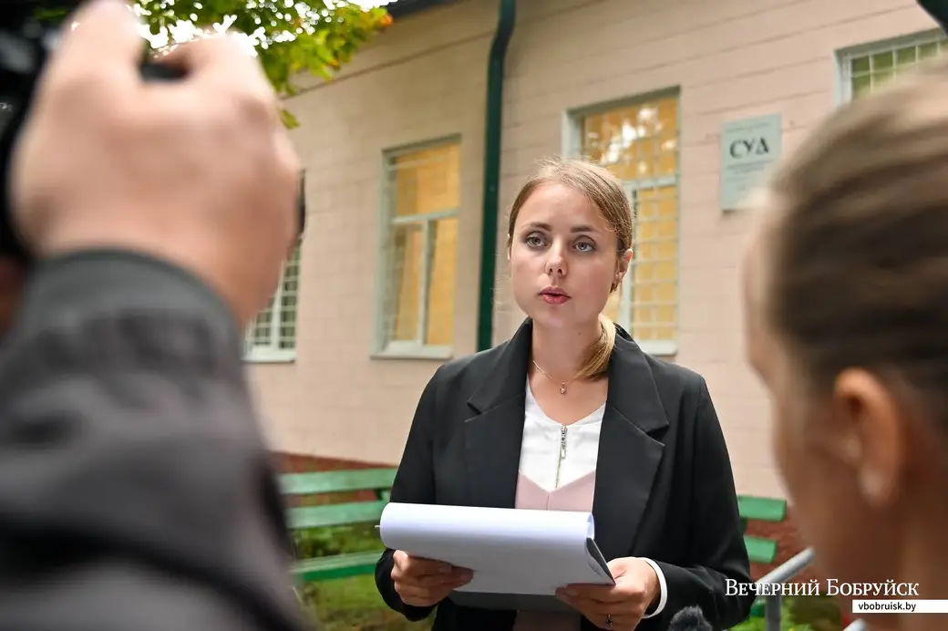 07.09.2020. Бобруйск. Административный суд над Натальей Сайед в суде Бобруйского района и города Бобруйска