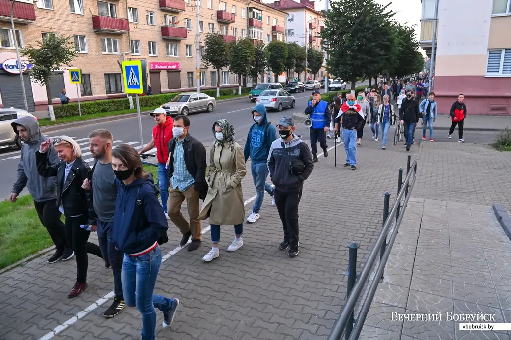 23.09.2020. Бобруйск. Мирная акция протеста 23 сентября