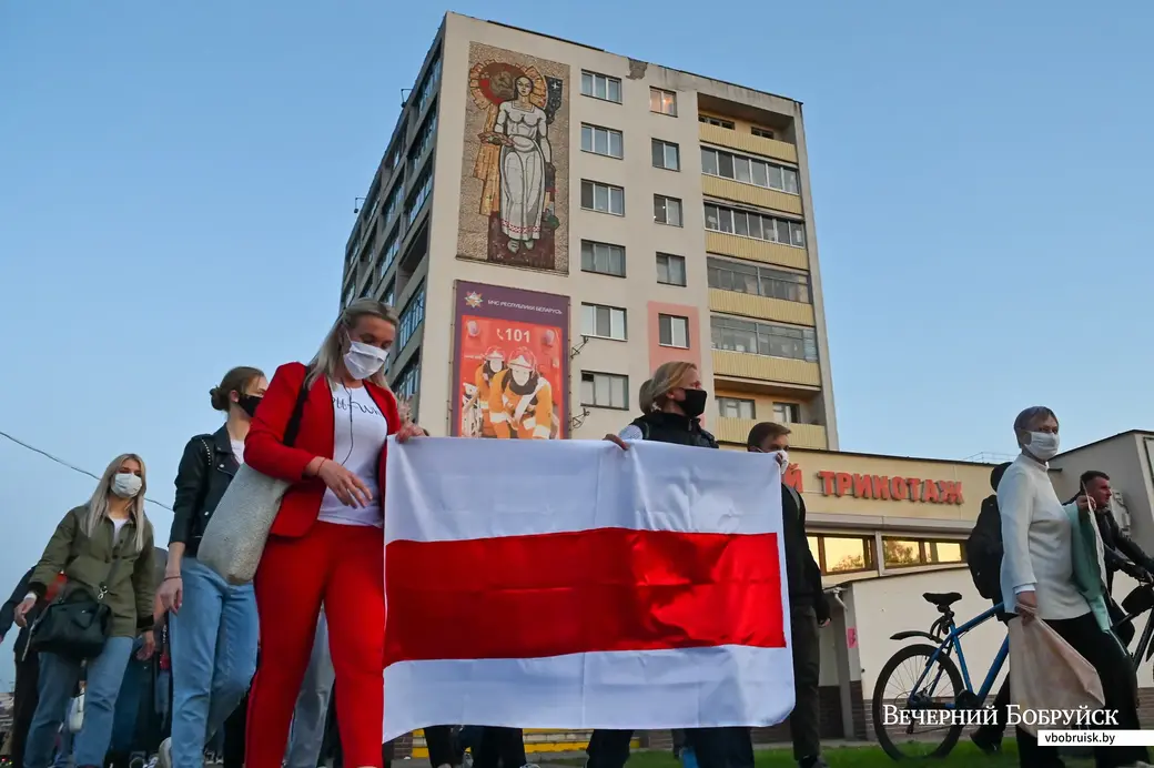 23.09.2020. Бобруйск. Мирная акция протеста 23 сентября