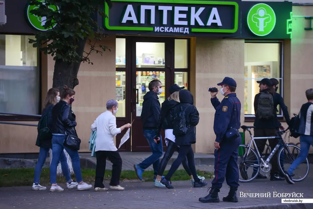 23.09.2020. Бобруйск. Мирная акция протеста 23 сентября